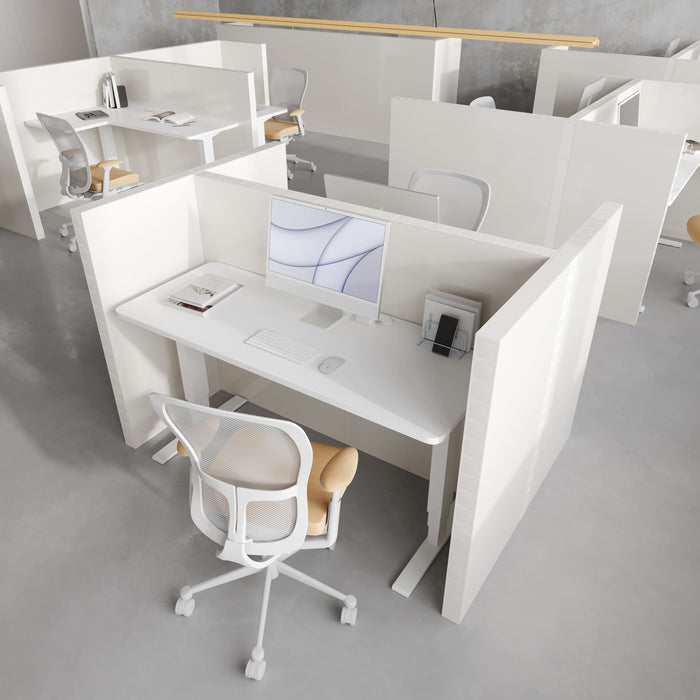 H-shaped Office Cubicle