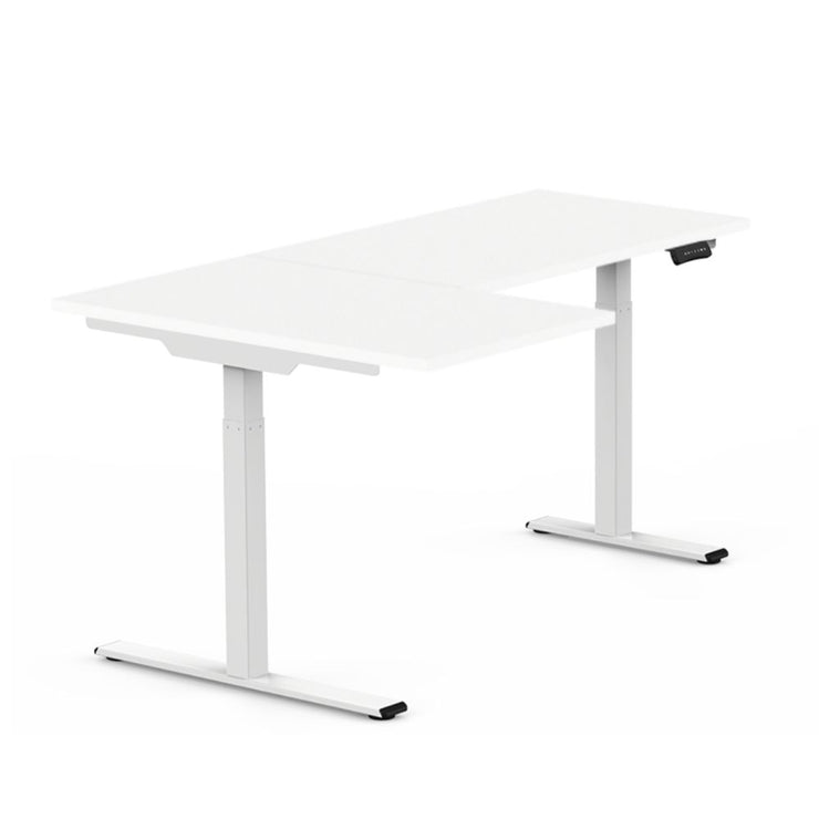 Height Adjustable L-Shaped Desk