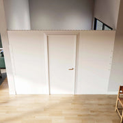 Mounted Straight Partition Wall With Swing Door