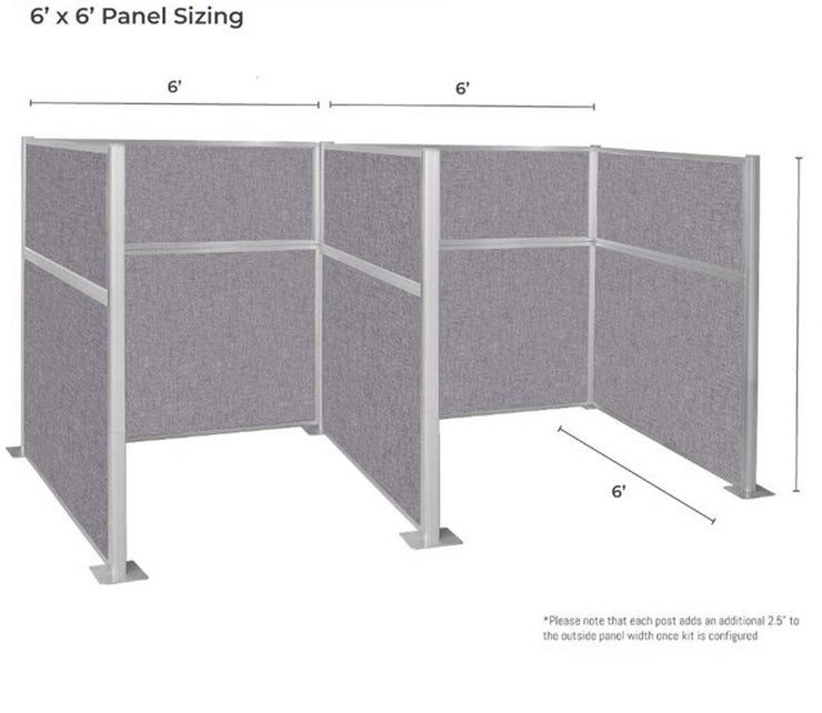 Hush Panel W-Shaped Cubicle – Diyversify
