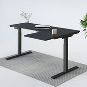 Height Adjustable L-Shaped Desk