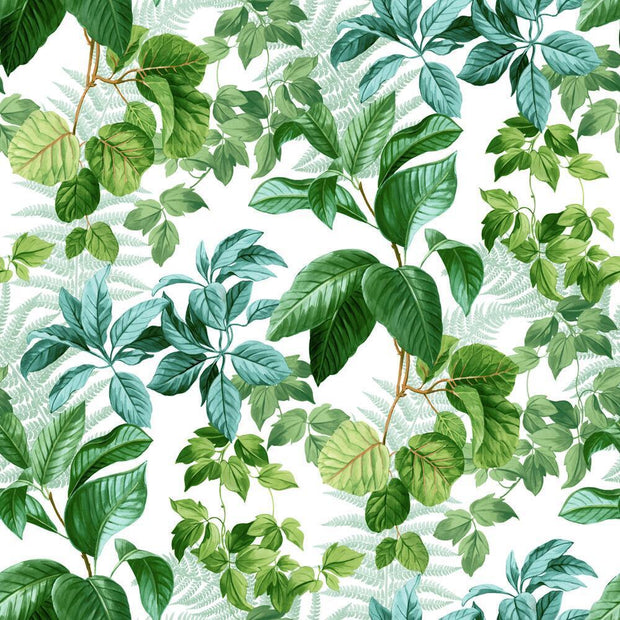 Rainforest Leaves Peel And Stick Wallpaper