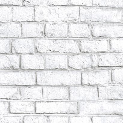 Whitewash Brick Peel and Stick Wallpaper