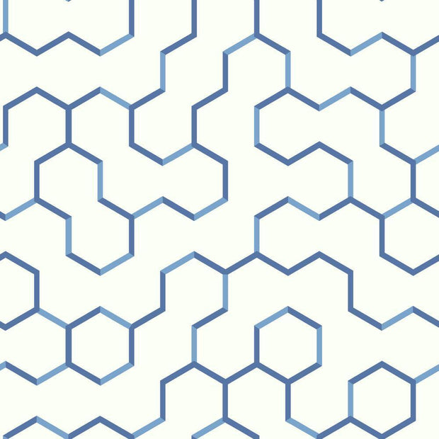 Open Geometric Peel and Stick Wallpaper