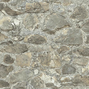 Weathered Stone Peel and Stick Wallpaper