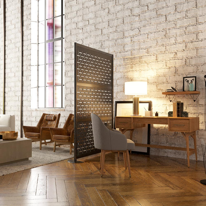 Refined Industrial Room Divider